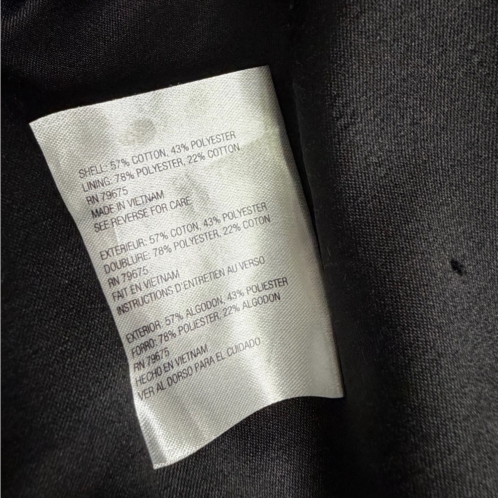MICHAEL Michael Kors Black Trench Coat Size Small Gold Button Down Hooded - Picture 12 of 13